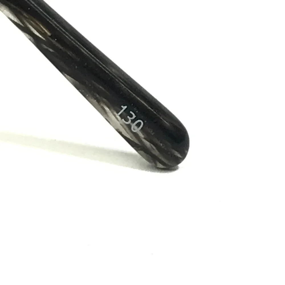 Roots Eyeglasses Frames RT716 BLK STPE Gray Horn Cat Eye Half Rim 52-16-130